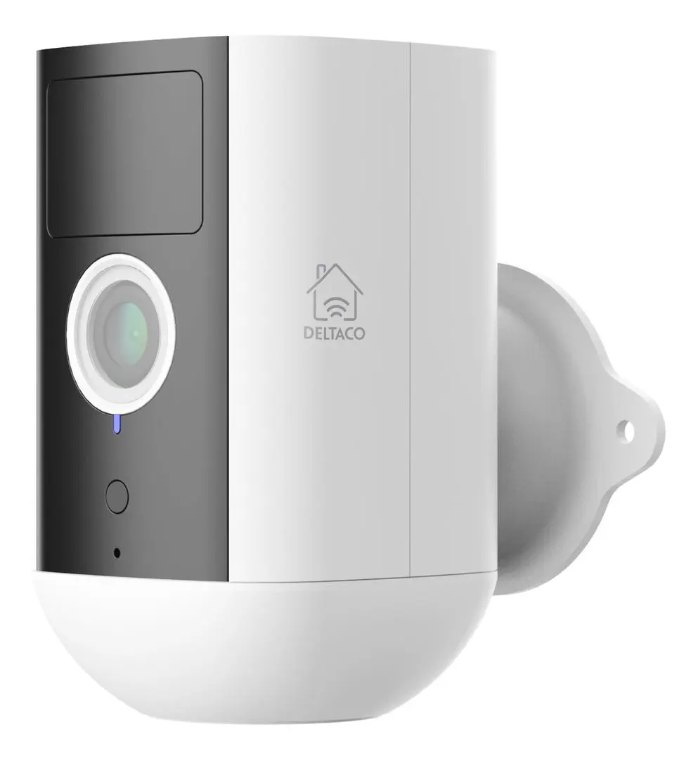 DELTACO - SMART HOME WiFi-kamera for utendørs bruk IP54, 2MP, hvit