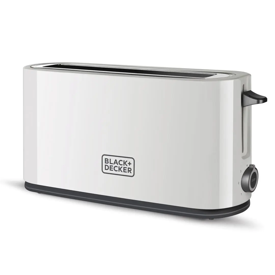BLACK&DECKER - Brødrister 1000W Hvit