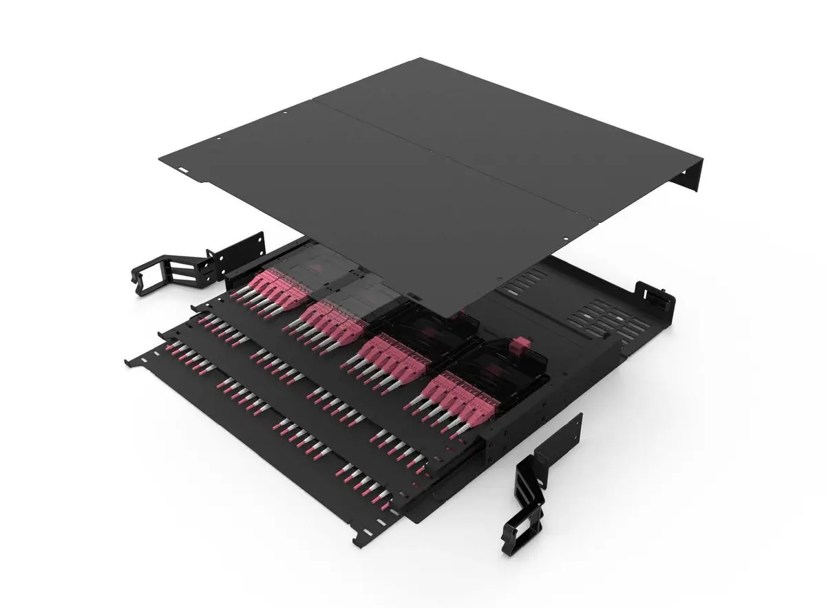 LinkIT - 1U slim panel for 12xMPO