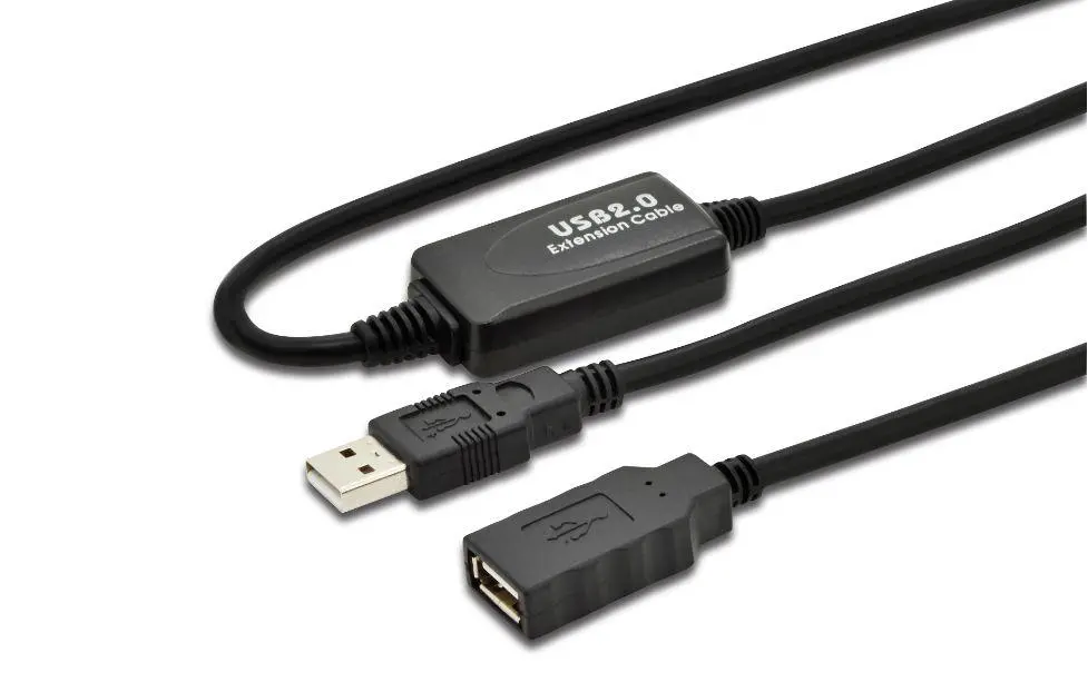 MicroConnect - USB-forlengelseskabel - USB (hunn) til USB (hann) - USB 2.0 - 15 m
