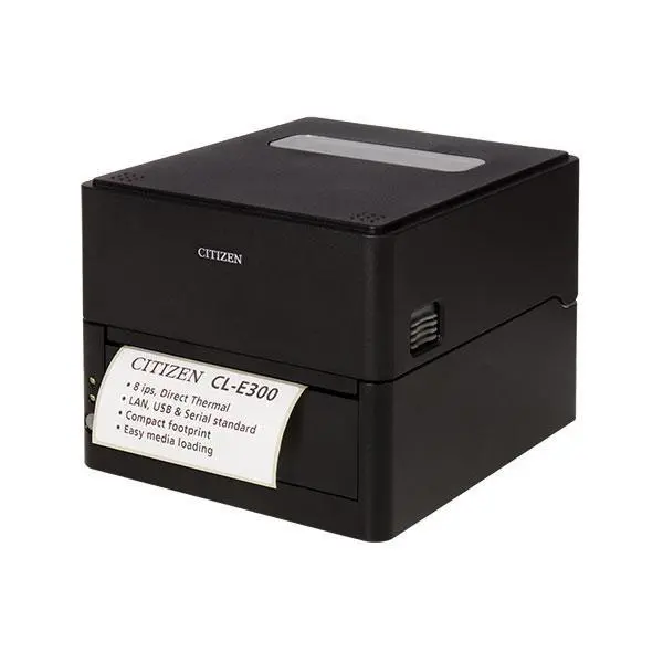 CITIZEN - CL-E300 PRINTER LAN USB SERIAL BLACK EN PWR 300DPI DT 5IN       IN PRNT