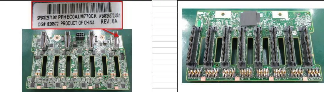 Hewlett Packard Enterprise - 8-bay NVME backplane for HPE