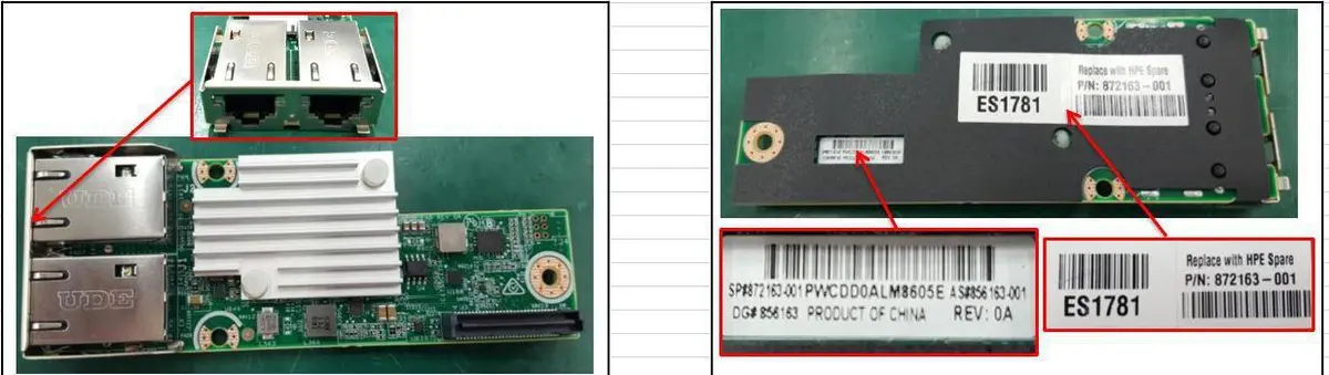 Hewlett Packard Enterprise - MLOM card with 2 ports, 10GbE