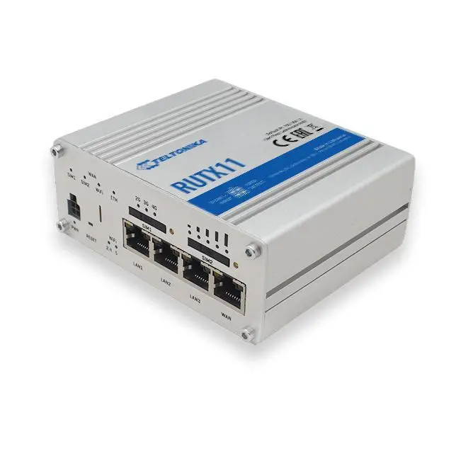 TELTONIKA - RUTX11 LTE CAT6 Industrial Cellular Router