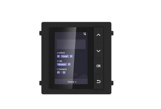 Hikvision - DS-KD-DIS Video Intercom Display Module - IP-intercomstasjon
