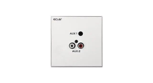 ECLER - Mjack  2RCA wall panel
