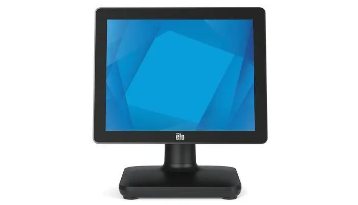 ELO - EloPOS System, 15-inch 4:3, Win 10, Core i3, 4GB RAM, 128SSD, Projected Capacitive 10-touch, Zero-Bezel, Antiglare, Black, with I/O Hub Stand