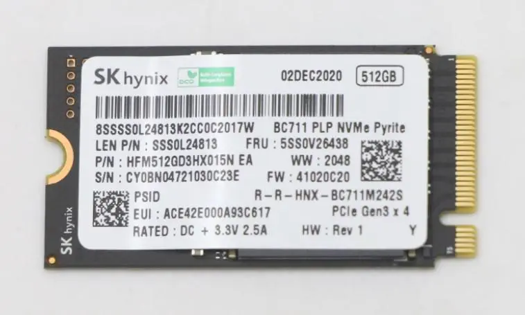 Lenovo - 512GB M.2 2242 PCIe 3.0 x4