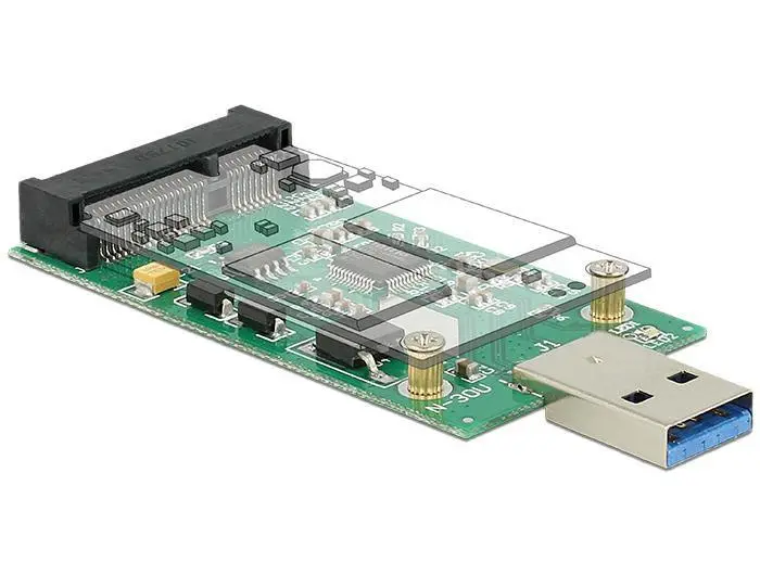Delock - Diskkontroller - mSATA - USB 3.0