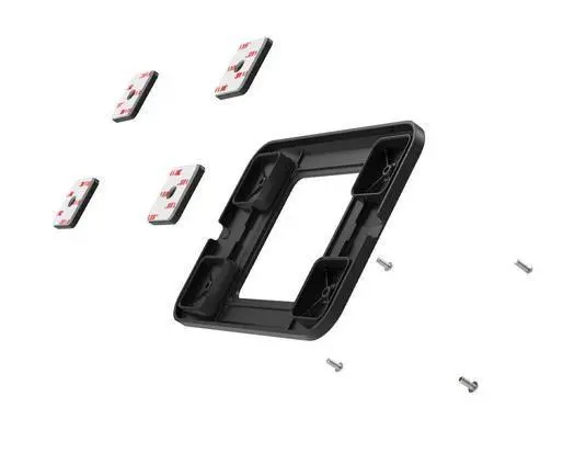 COMPULOCKS - Secure Mounting Plate Lg/100mm/VHB