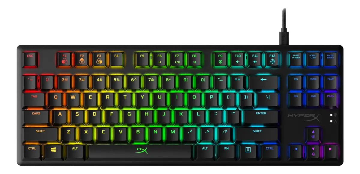 HP - HyperX Alloy Origins Core - tastatur - QWERTY - Nordisk - svart