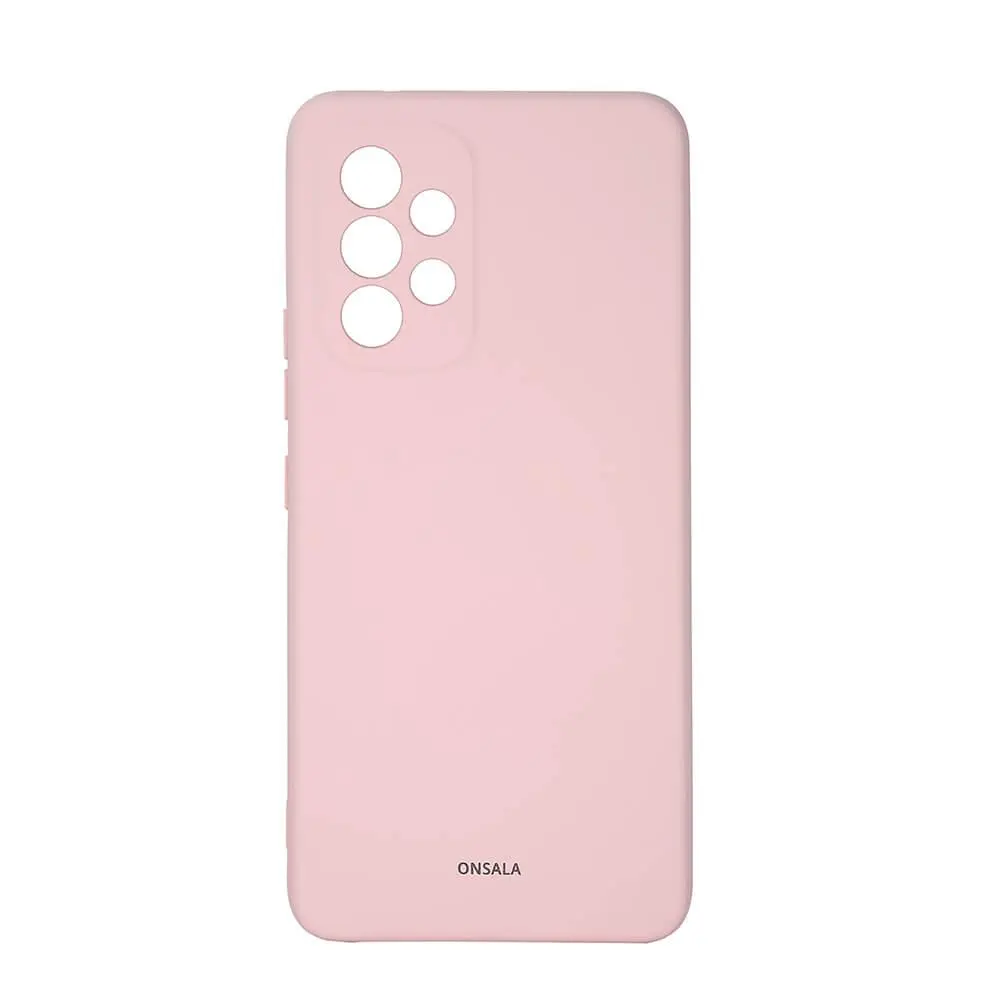 ONSALA - Mobildeksel Silikon Chalk Pink Samsung A53 5G