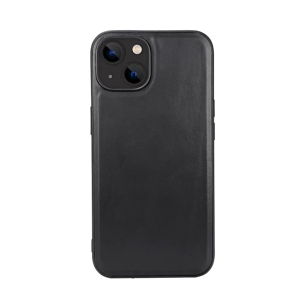 BUFFALO - Backcover Leather MagSeries iPhone 13 / 14 Black