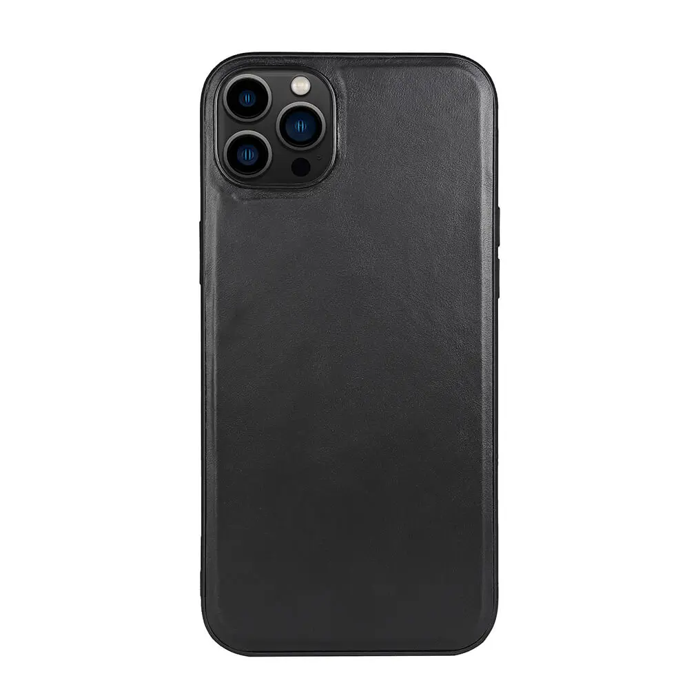 BUFFALO - Backcover Leather MagSeries iPhone 14 Plus Black
