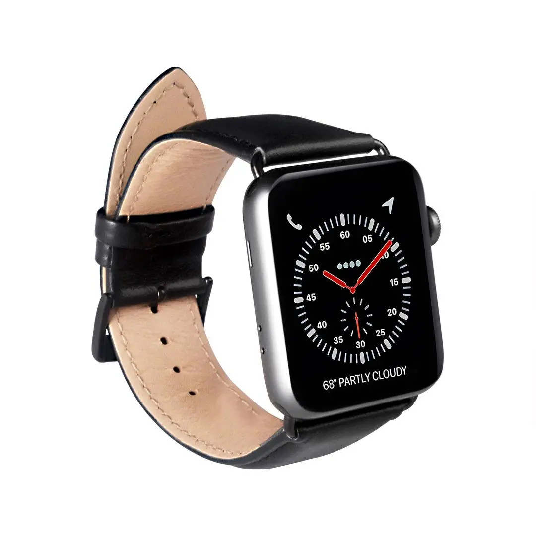 BUFFALO - Watchband Black Apple Watch 42/44/45