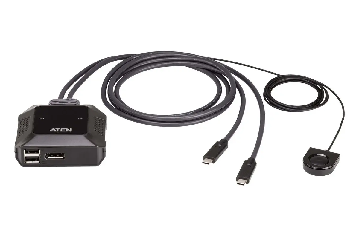 ATEN - 2-Port USB-C 4K DisplayPort KVM Switch