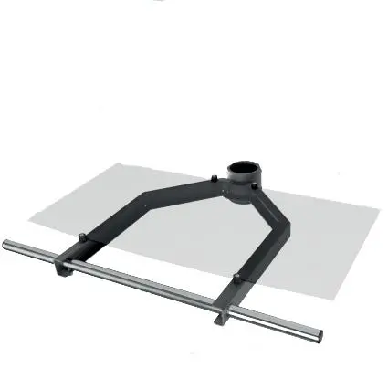 EDBAK - TRS4 Glasshylle m/håndtak Glasshylle for TR4/5/6 + AVS veggstativ