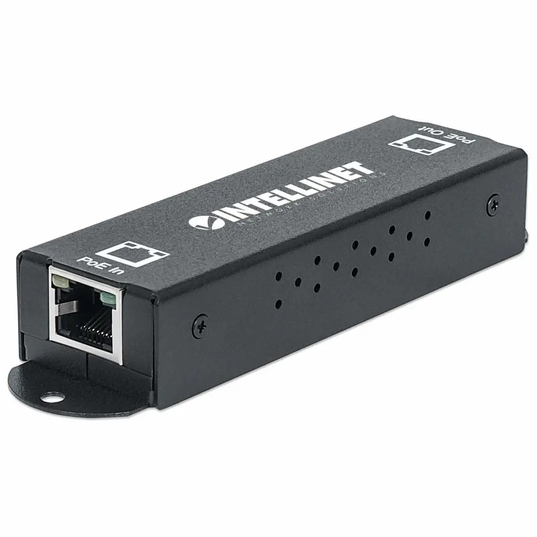 INTELLINET - Gigabit PoE/PoE+ extender repeater 1-port