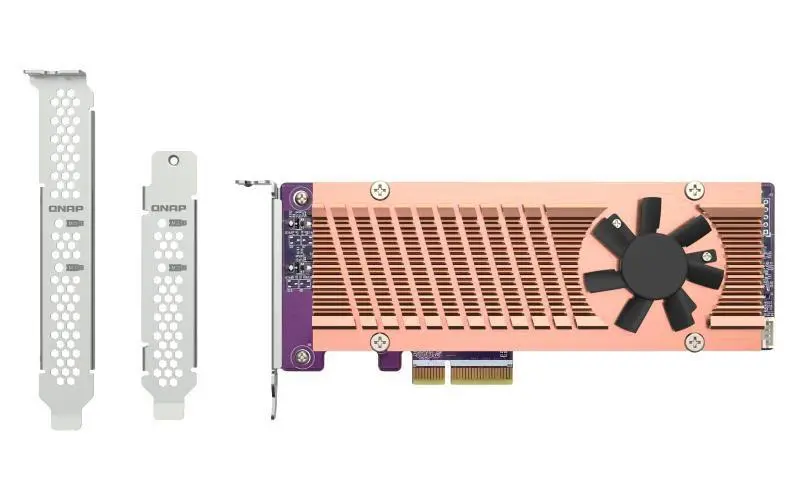 QNAP - QM2-2P-344A - Diskkontroller - PCIe - PCIe 3.0 x4