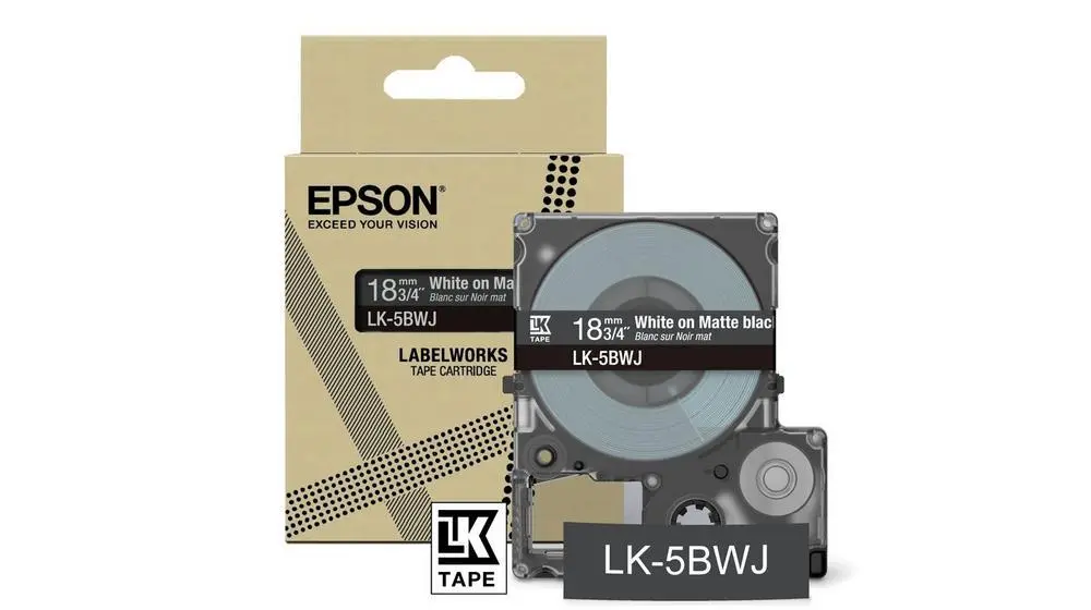 Epson - LabelWorks LK-5LBJ - tapepatron - 1 kassett(er) - Rull (1,8 cm x 8 m)