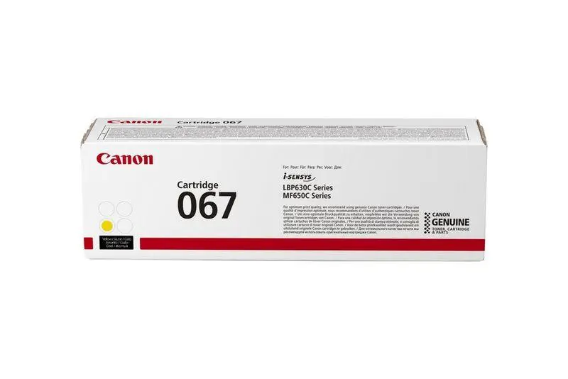 CANON - 067 - Yellow - original - toner cartridge - for i-SENSYS MF651Cw