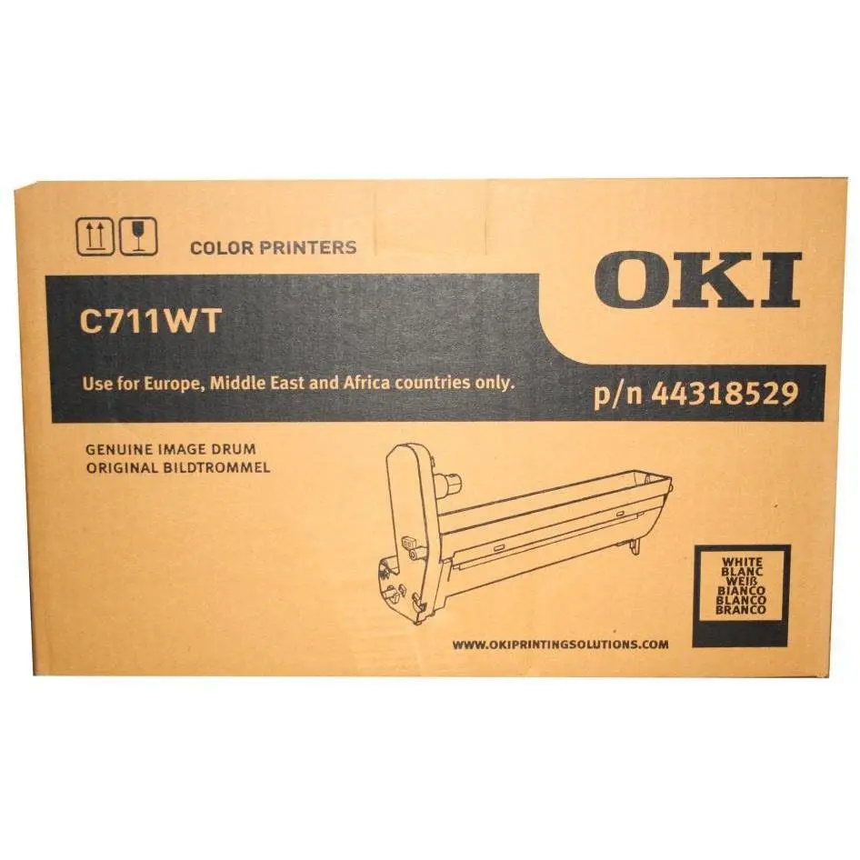 OKI - hvit - original - trommelsett