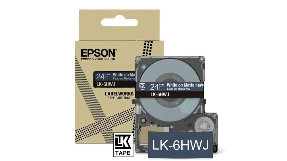Epson - LabelWorks LK-5HWJ - tape - matt - 1 kassett(er) - Rull (1,8 cm)