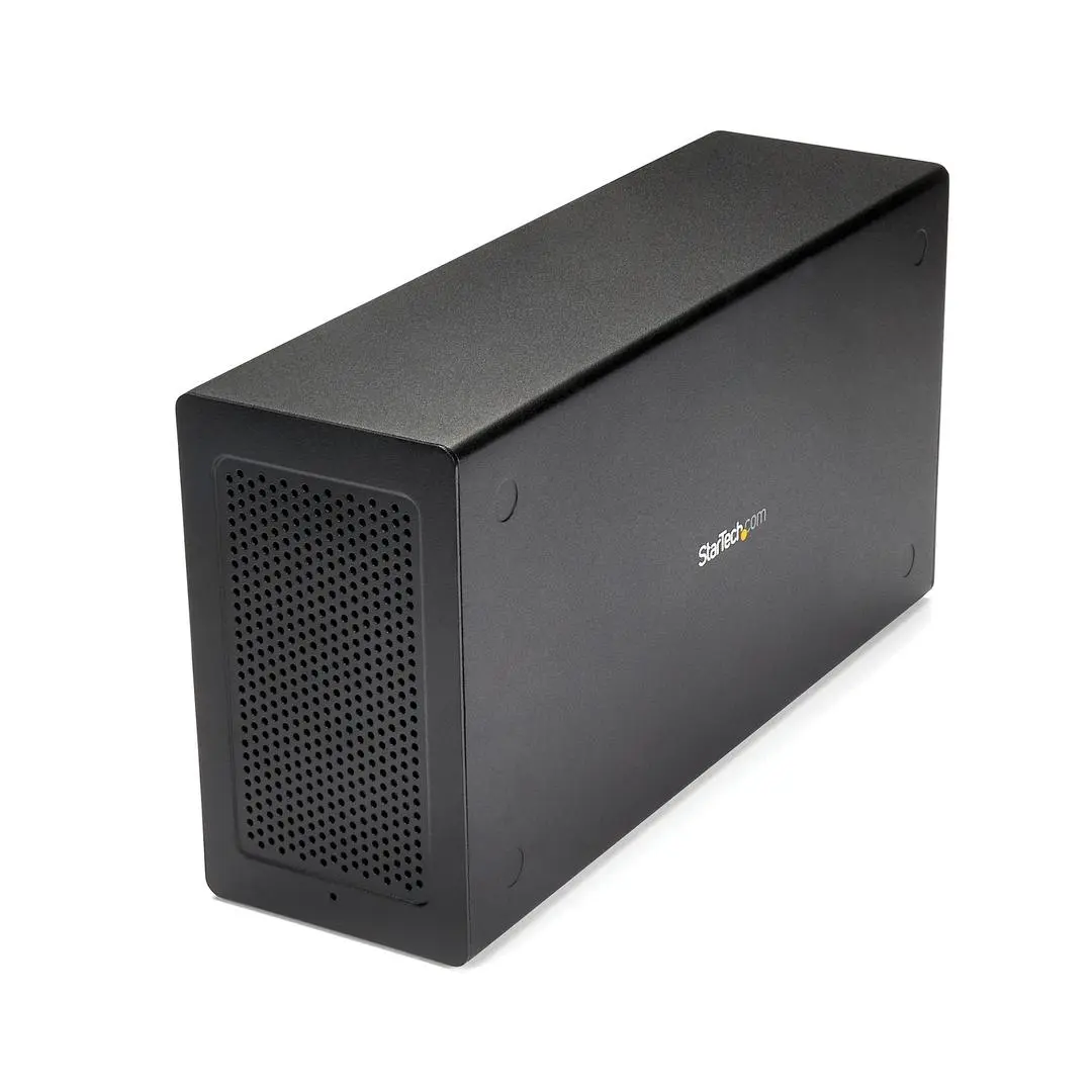 StarTech - Thunderbolt 3 PCIe Expansion Chassis, External Enclosure Box with 1x PCI-Express Slot, 5K/4K Output Via TB3/DP Ports, TAA