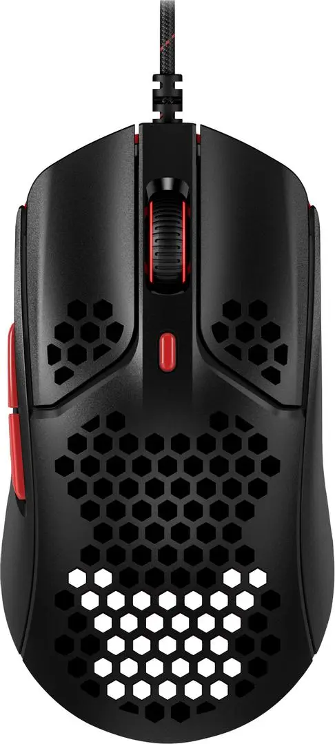 HP - HyperX Pulsefire Haste - mus - USB 2.0 - sort / rød