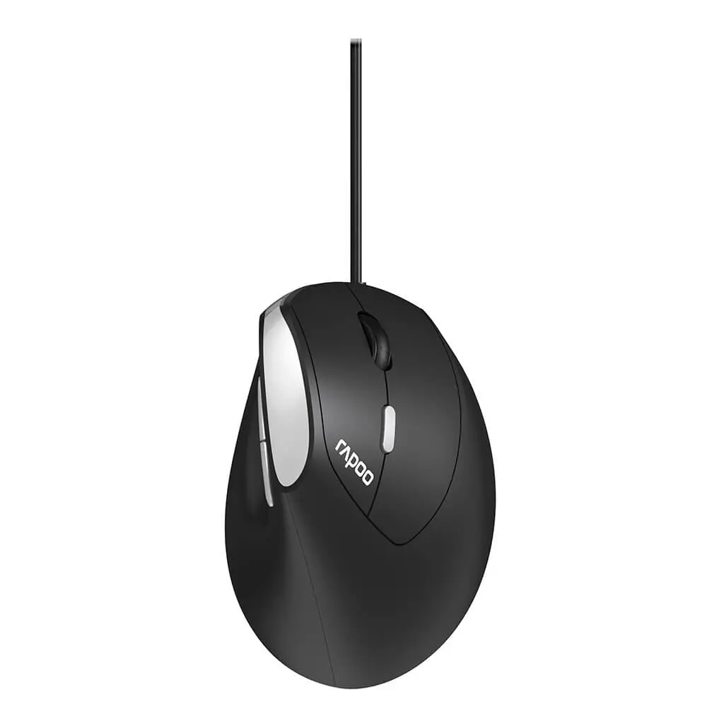 RAPOO - Mouse EV200 Wired USB Black