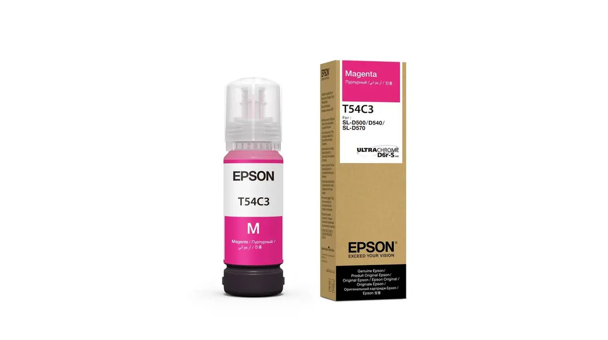 Epson T54C - magenta - original - ink refill