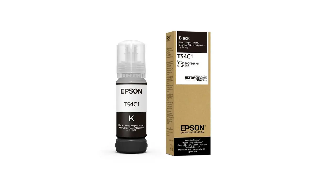 Epson T54C - black - original - ink refill