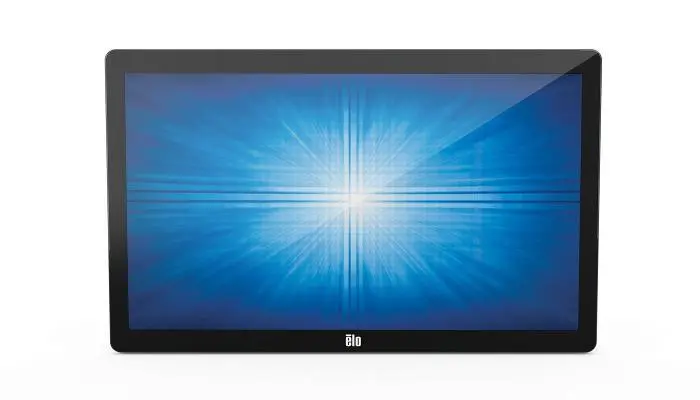ELO - 2402L 24-inch wide LCD Desktop, Full HD, Projected Capacitive 10-touch, USB Controller, Clear, Zero-bezel,  No Stand, VGA and HDMI video interface, Black, Worldwide