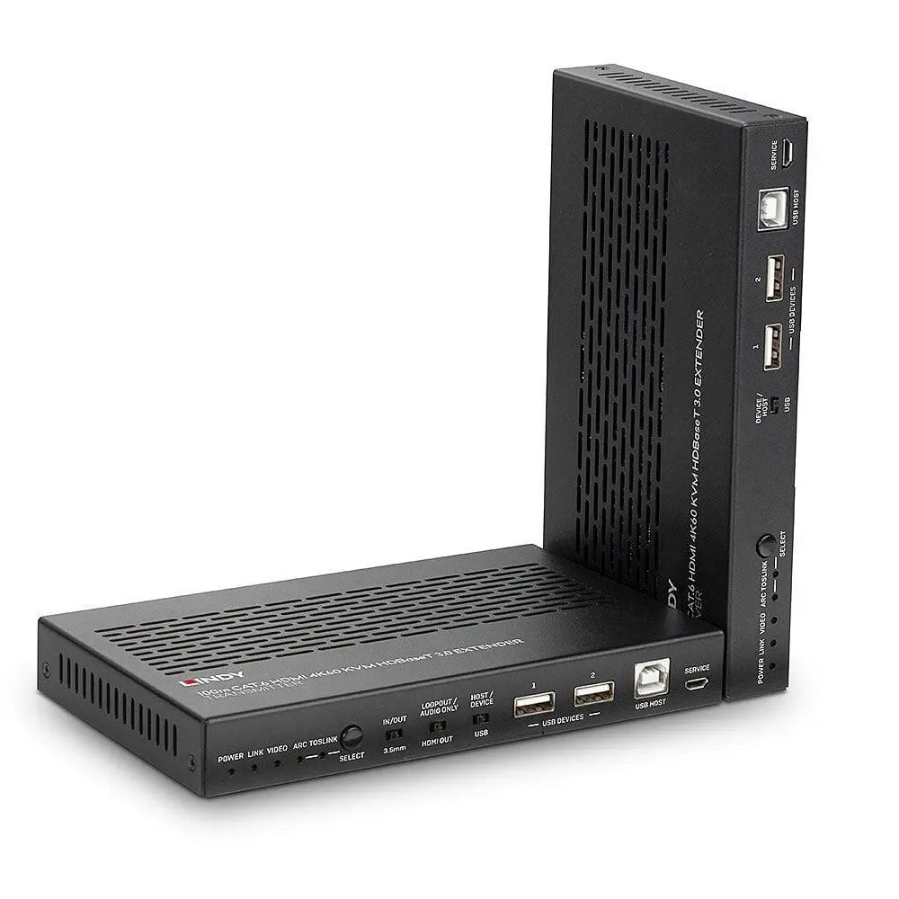 Lindy - 100m Cat.6A HDMI 4K60, Audio