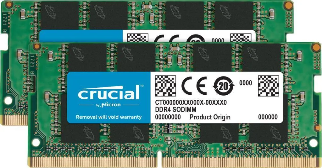 CRUCIAL - 16GB Kit 8GBx2 DDR4-3200 SODIMM