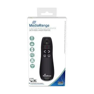 MediaRange - Präsentationsfernbedinung 5Tasten Laserpointer sc