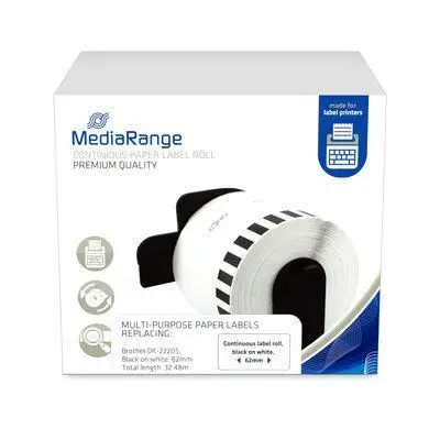 MediaRange - Continuous Paper Label, For