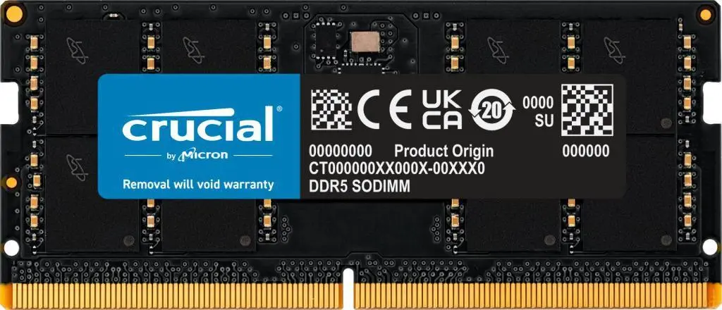 CRUCIAL - 32GB DDR5-4800 SODIMM