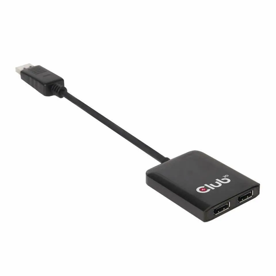 Club 3D - SenseVision Multi Stream Transport (MST) Hub CSV-6200 - videosplitter - 2 porter