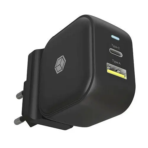 ICY BOX - 2-Port Wall Charger With Usb
