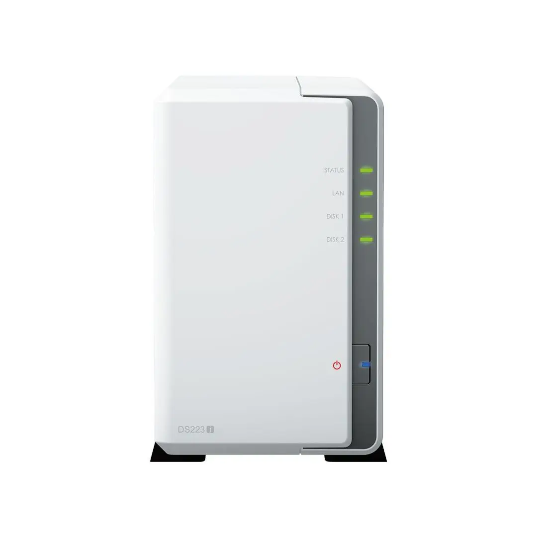 SYNOLOGY - DS223J 2BAY RTD1619B 1GB DDR 4 2 X USB3.2 I 1 X GBE EXT