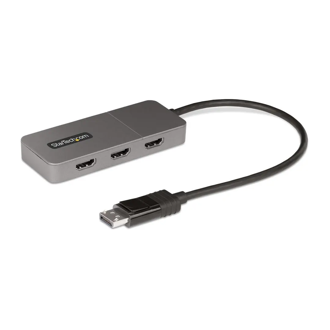 STARTECH - 3-Port MST Hub DisplayPort to Triple 4K 60Hz HDMI Output DP 1.4multi-Monitor Video Adapter