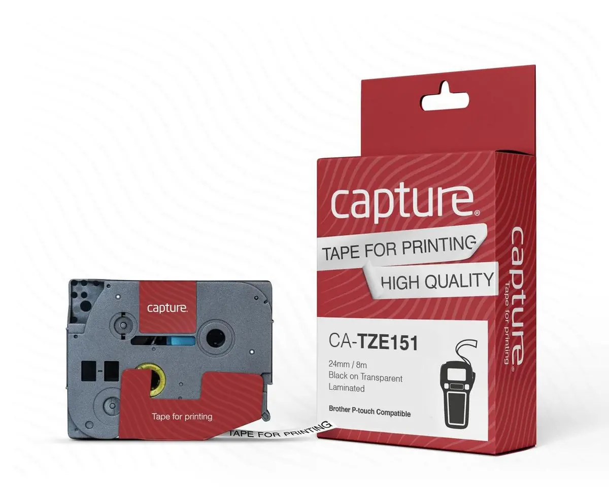 Capture - 24mm x 8m Black on