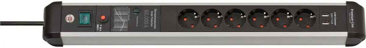 Brennenstuhl - Power Extension 3 M 6 Ac