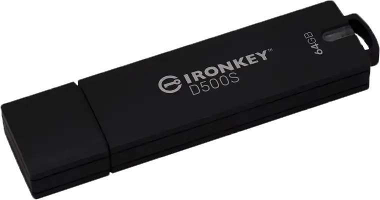 Kingston IronKey D500S - 64GB - Minnepenn