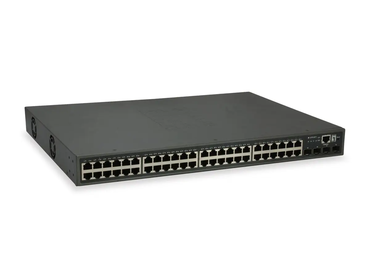 LEVELONE - GTP-5271 - switch - 52 porter - rackmonterbar
