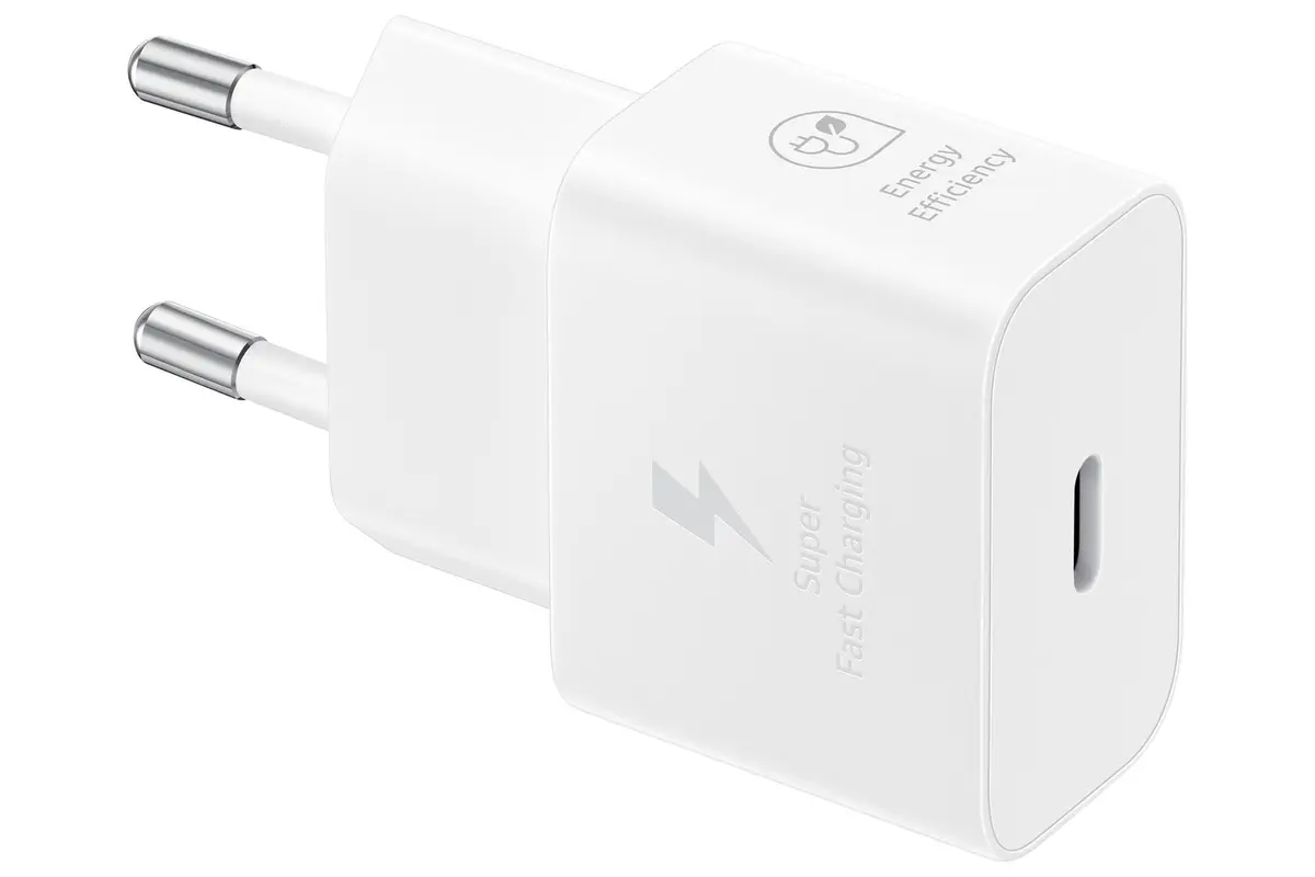 SAMSUNG - EP-T2510 Power Adapter 25W + USB-C Cable Hvit