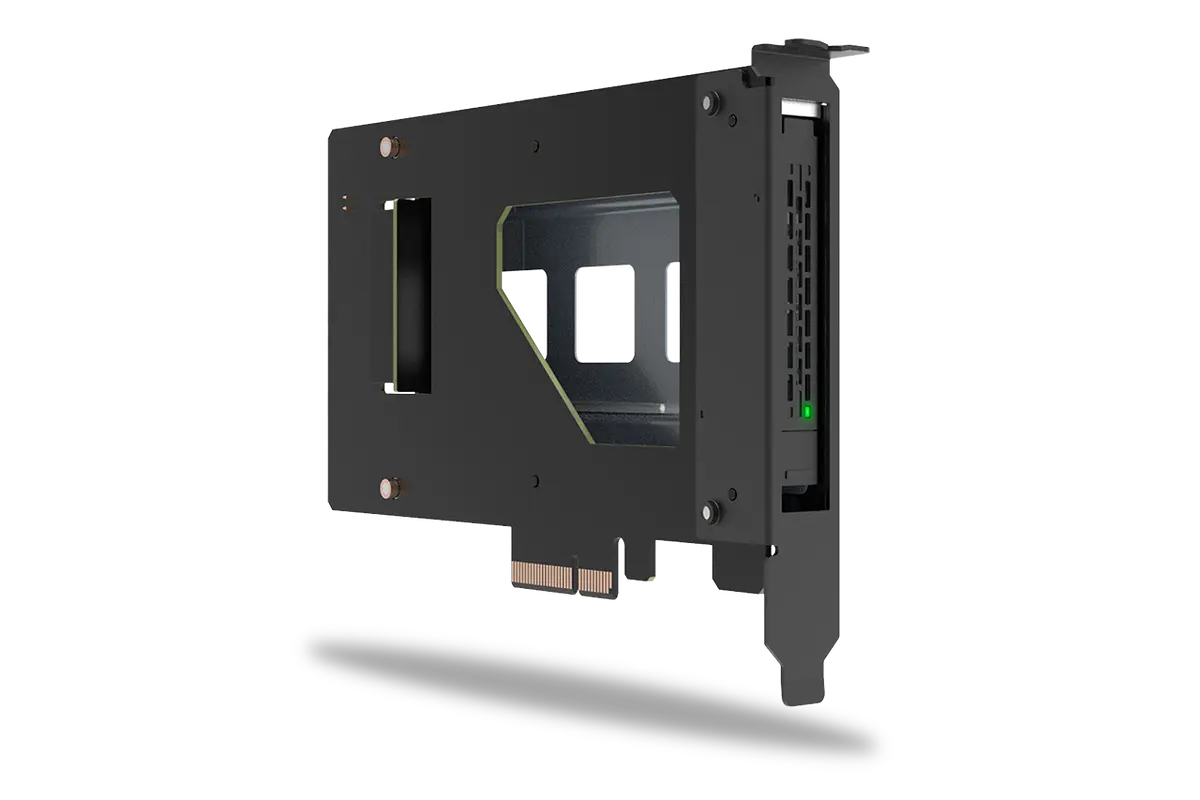 ICY DOCK - ToughArmor MB111VP-B - bevegelig lagerrack - U.2 / U.3 SSD mobile rack - NVMe - PCIe 4.0 x4