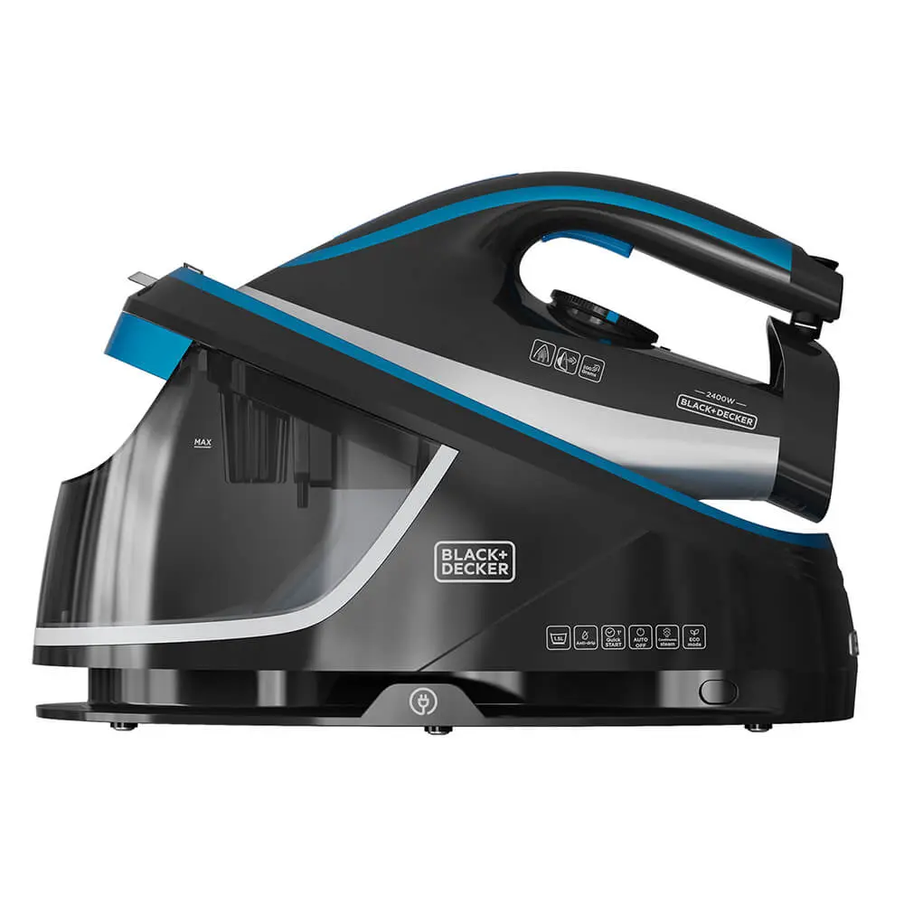 BLACK&DECKER - Steam Station 1.5L Black