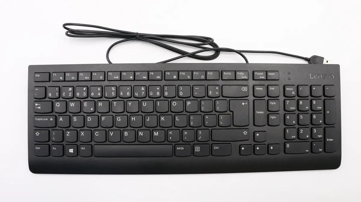 Lenovo - Calliope - tastatur - QWERTY - Litausk - svart